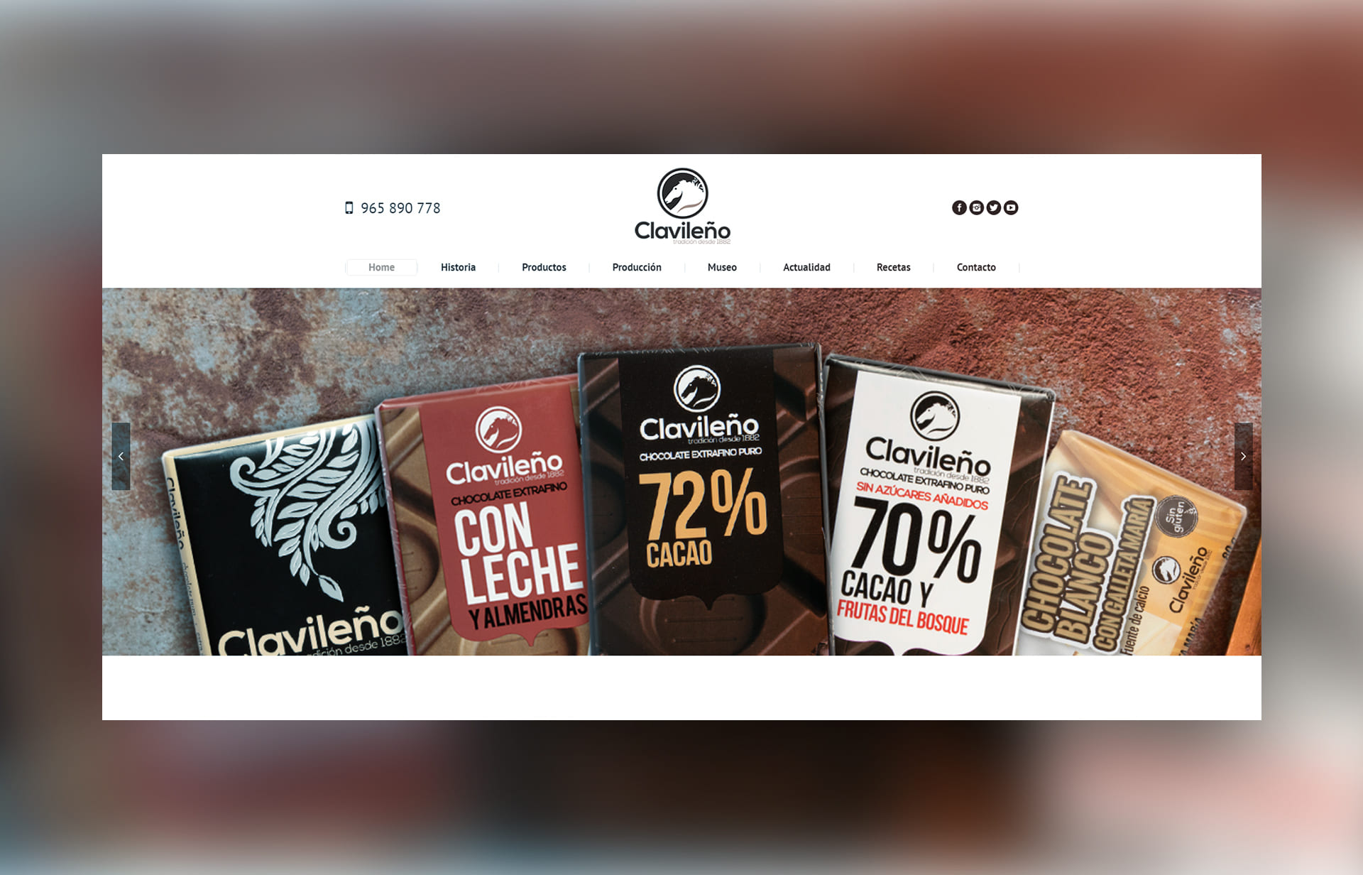 Chocolates Clavileño